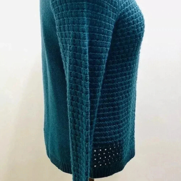 CASLON Women Long Sleeve Button Down Green Casual Cardigan Sweater Size Small - Picture 8 of 10